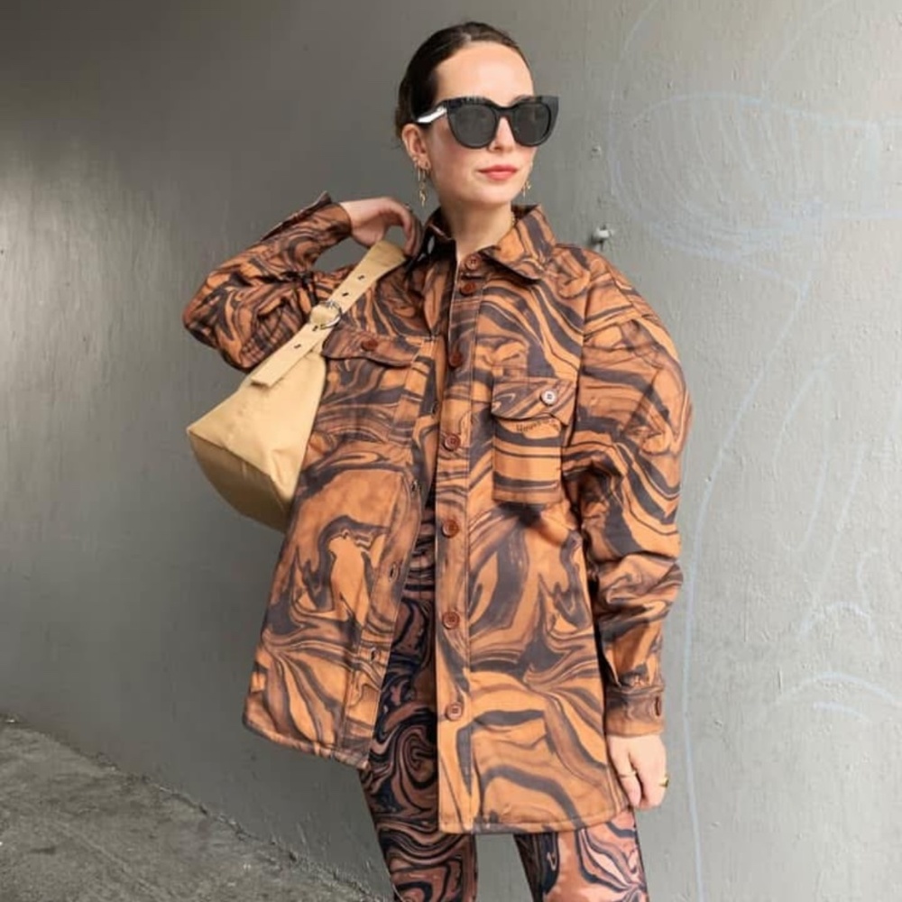 House of Sunny paradise quilted jacket